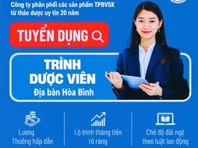 [Tuyển dụng T9/2024] Á Âu tuyển 01 Trình Dược Viên khu vực Tỉnh Hòa Bình